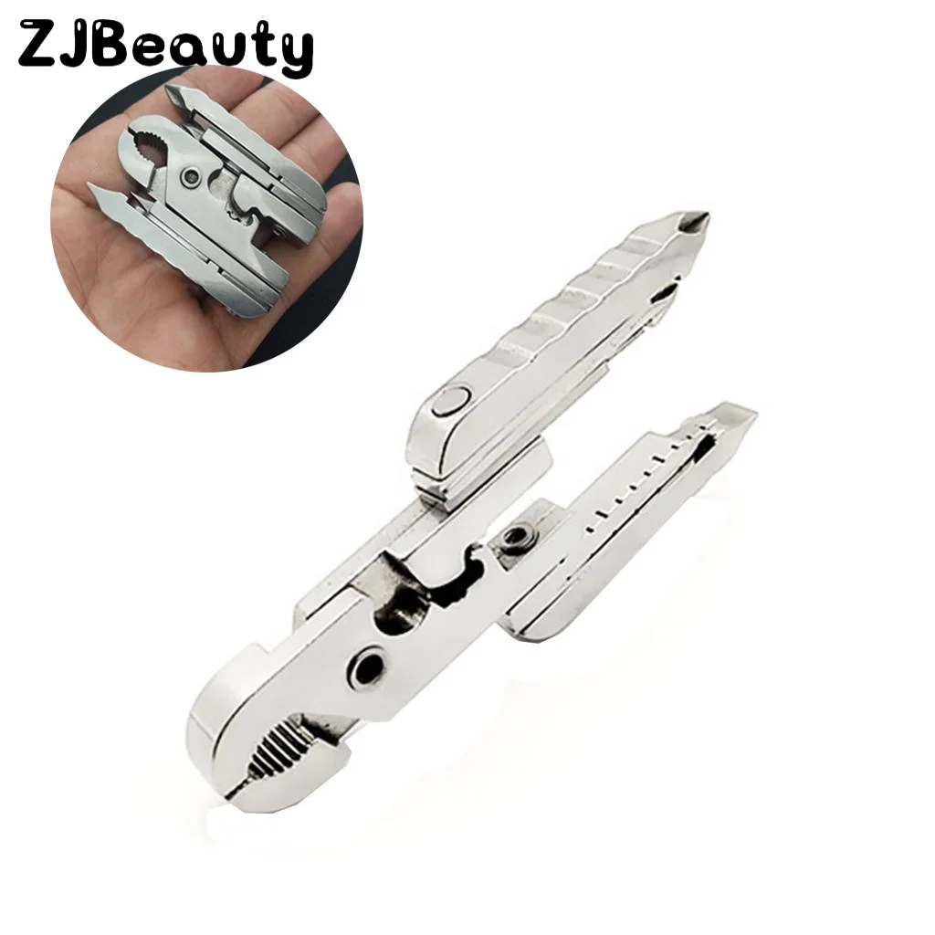 1pcs Outdoor Mini Portable Folding Multi Tool Plier Hand Pliers Multifunctional Pocket Hiking Camping Tools#p4 | Спорт и развлечения