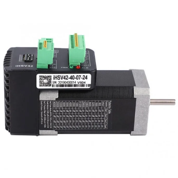 

iHSV42-40-07-24 578W 0.185Nm 4000rpm Integrated AC Servo Motor Driver 24VDC Automated Special 1000 line Encoder