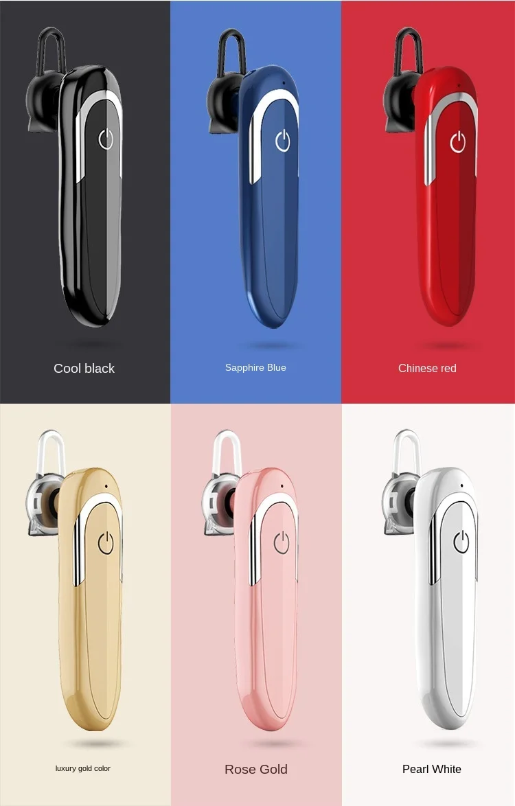 

D5 Sport, 5.0 Private Mode Type Single Large Capacity Business Car Headset Gamer Oortephone Bluetooth Wireless