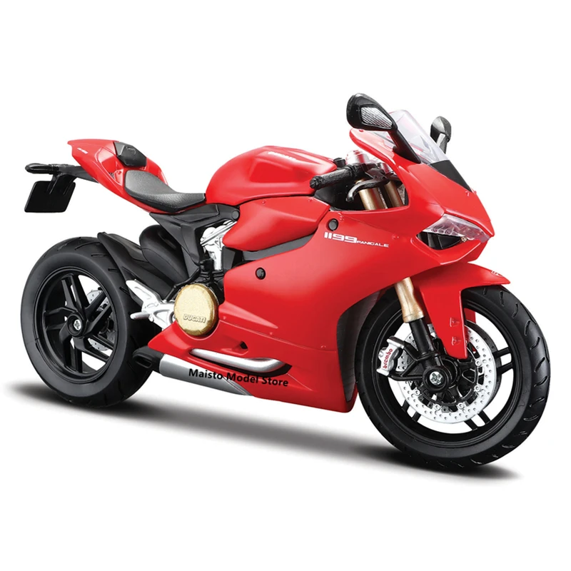 

Maisto 1:12 Ducati 1199 Panigale Motorcycle Assembly seale model kits of the hottest bikes Motorcycle model collection gift toy