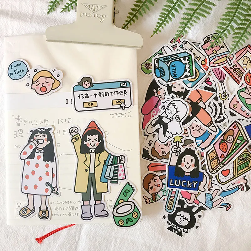 24 шт./упак. дезинфицирующее средство для рук девочек жизнь Стикеры DIY ремесло