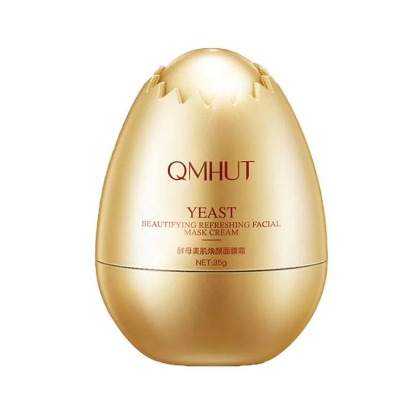 Egg маска укрепляющий Осветляющий увлажняющий дрожжи Красота кожи крем для лица
