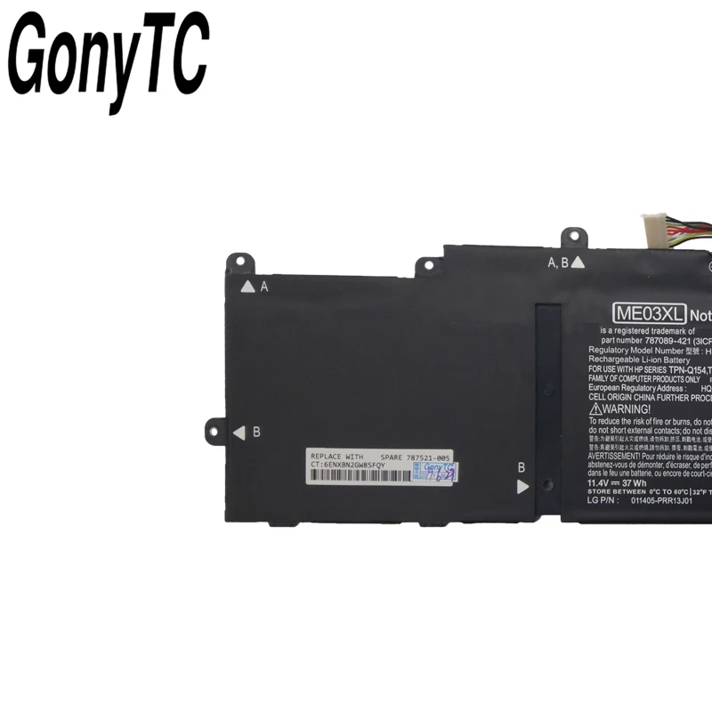 Новый оригинальный ME03XL Батарея для HP поток 11 13 серии C010NR 787089 421 787521 005 HSTNN UB6M TPN Q154 Q155