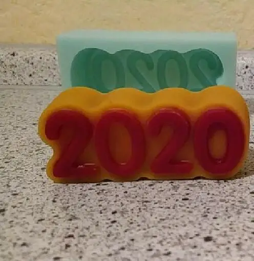 Форма для следующего года 2020 цифровые формы изготовления мыла силиконовая форма