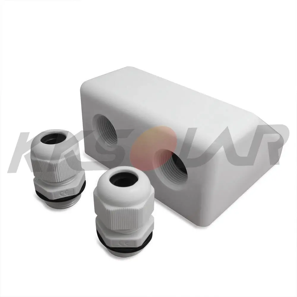 Кабельный сальник для крепления на крышу из АБС пластика с двойным