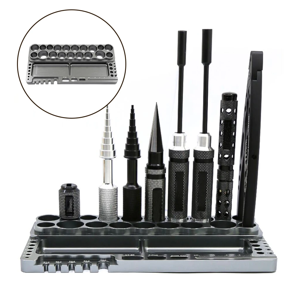 

RC Tools Holder Screwdriver Organizer Socket Seat Base Scissors Pliers Shelf for RC Model DIY