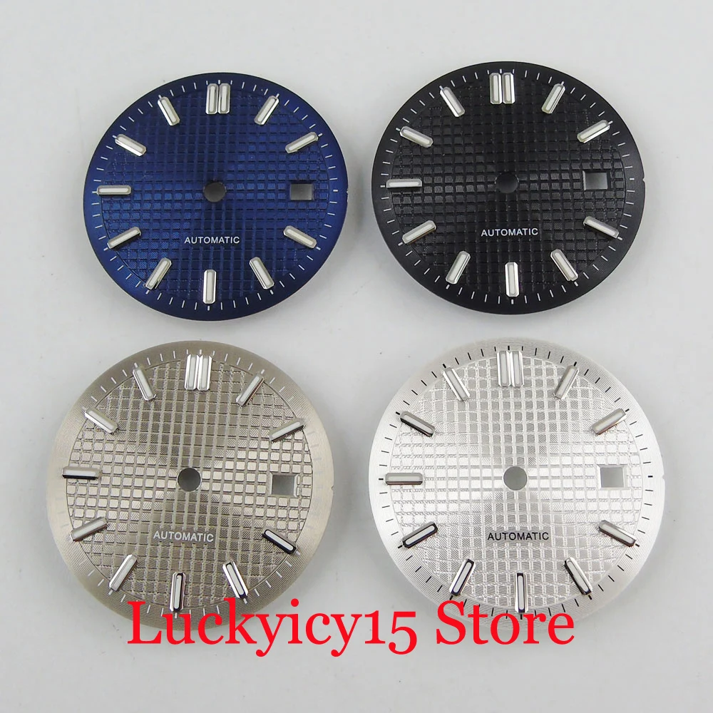 

New 31MM Stainless Steel Watch Dial with Date Window Fit ETA 2836 MIYOTA 8215 821A MINGZHU 2813 DG Movement