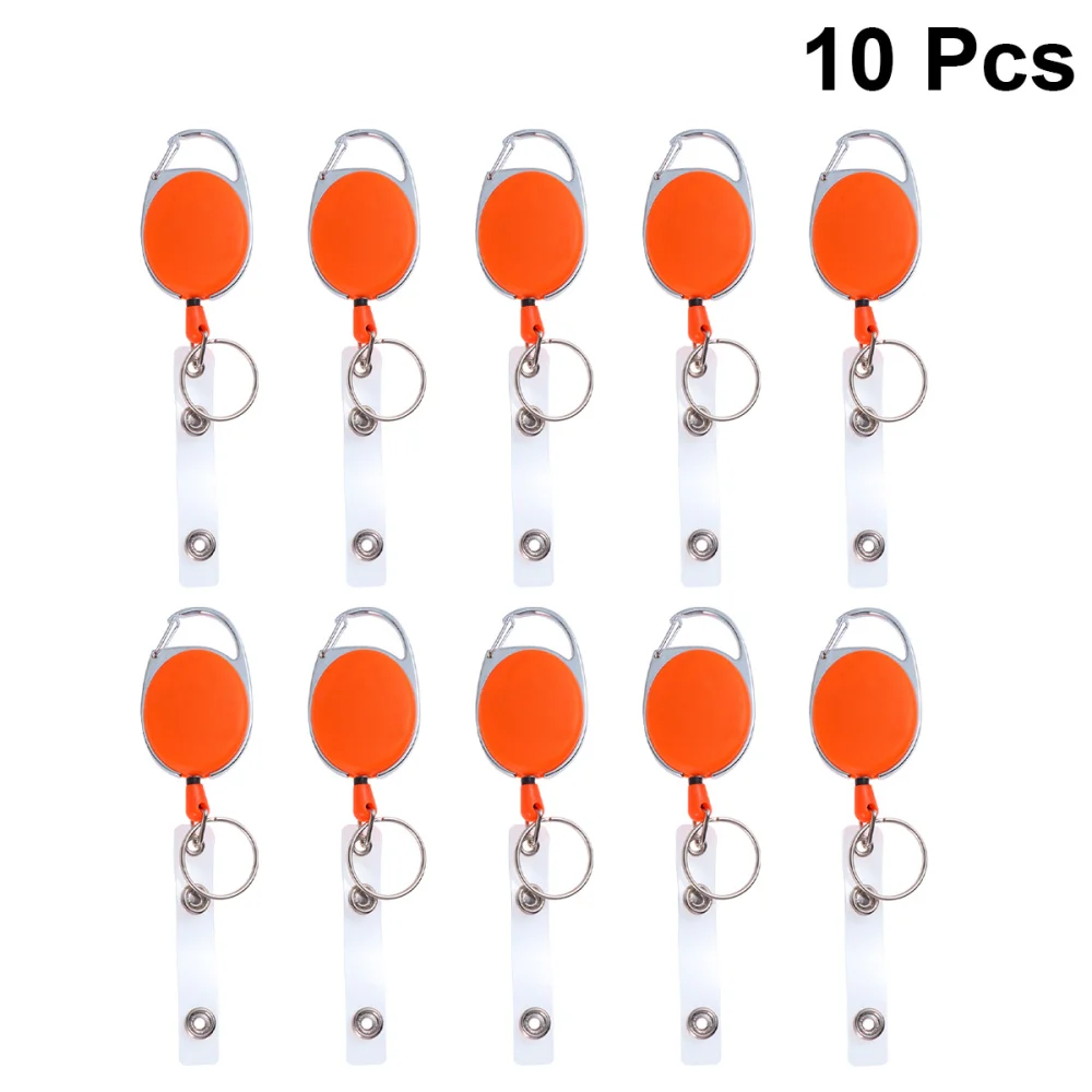 

10Pcs Creative Egg Shape Easy Clip ID Holder Reel Clip for Men