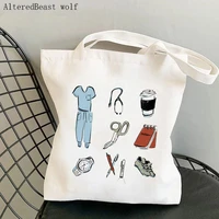women shopper bag nursing essentials printed kawaii bag harajuku shopping canvas shopper bag girl handbag tote shoulder lady bag