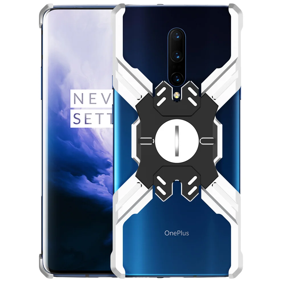 Герой Marvel элементы Алюминиевый металлический бампер чехол для OnePlus 7/Pro тонкий жесткий противоударный защитный бампер для телефона чехол OnePlus 7 Pro