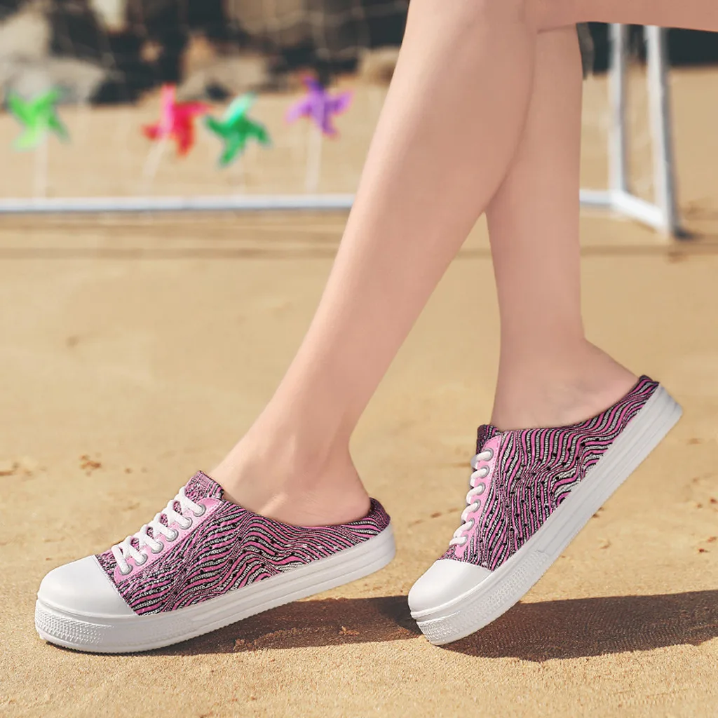 Шлепанцы SAGACE женские с закрытым носком дышащие пляжные тапочки для девушек