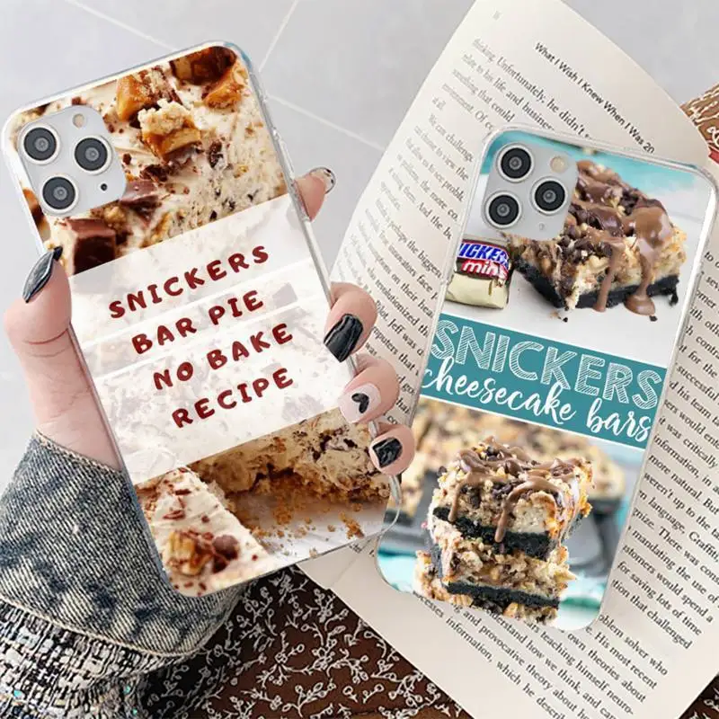

Chocolate snickers Phone Case for iphone 13 11 12 pro XS MAX 8 7 6 6S Plus X 5S SE 2020 XR case