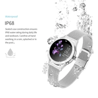 kw10 smart watch women ip68 waterproof heart rate monitoring bluetooth for android ios fitness bracelet smartwatch