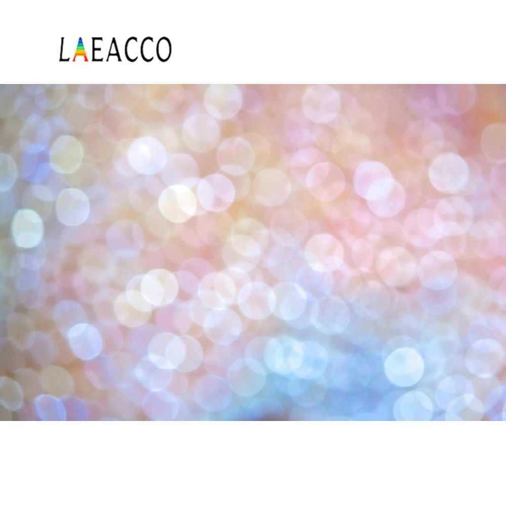Laeacco сказочные блестящие детские Портретные фоны с узором в горошек на заказ для фотостудии
