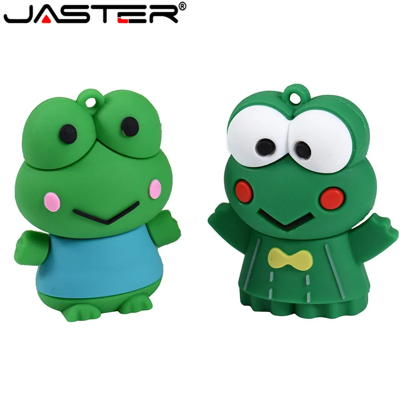 JASTER мультяшная Милая лягушка модель usb2.0 4 ГБ 8 16 32 64 флеш накопитель USB флешка