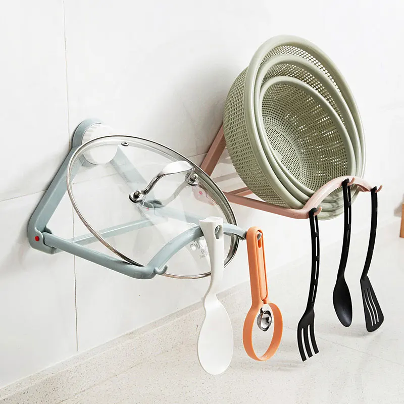 Стеллаж для хранения пластмассовый шкаф посуды держатель губки на присоске