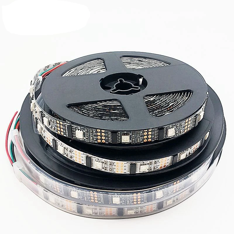 5 в постоянного тока м ws2801 внешняя 2801 ИС индивидуально Адресуемая 5050 smd Rgb лента 32