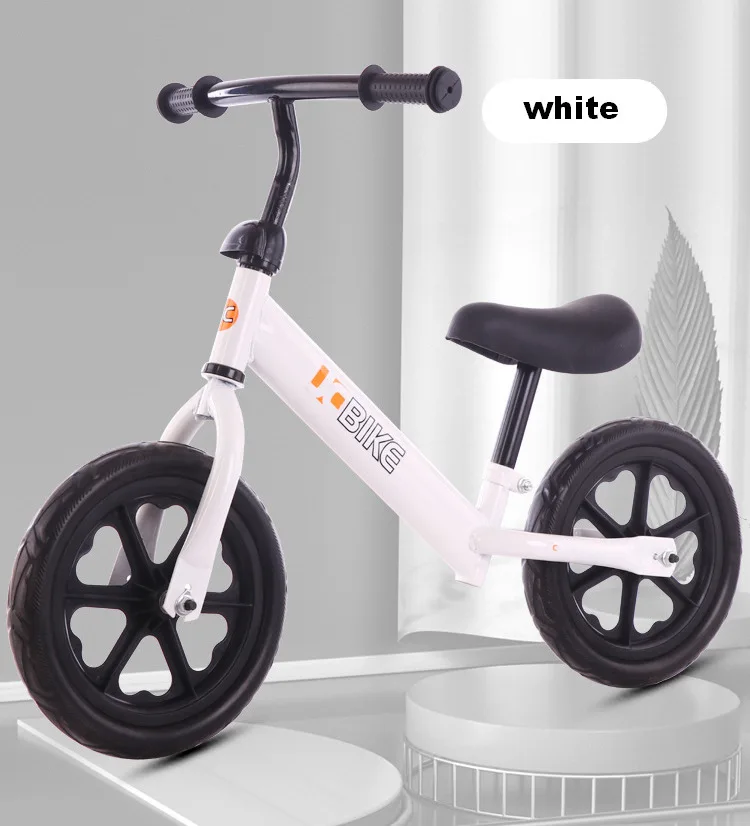 Детский велосипед baby balance car walker 12 дюймов - Color: White