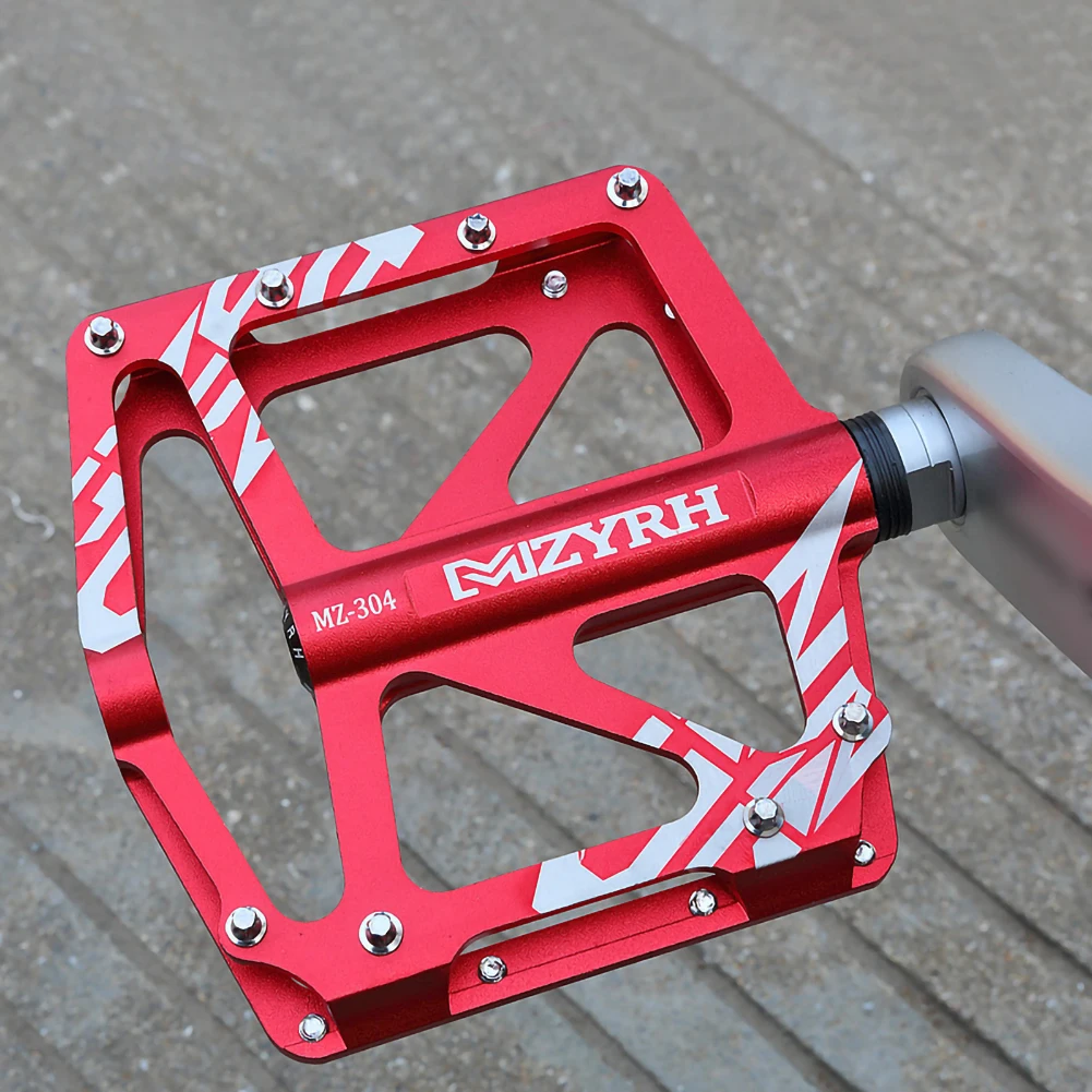 

Flat Pedals for Mountain Bike, 3 Bearings And Wide Platform Pedal Clip, Footrest for Bike Bicycle Parts