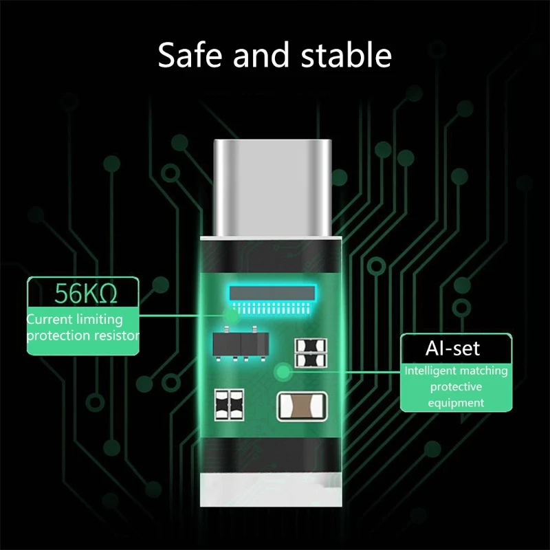 10 шт. универсальный преобразователь Micro USB-Type C для передачи данных аксессуары