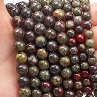 natural stone beads 8mm dragon blood stone loose beads for jewelry diy making bracelet bangle necklace amulet accessories