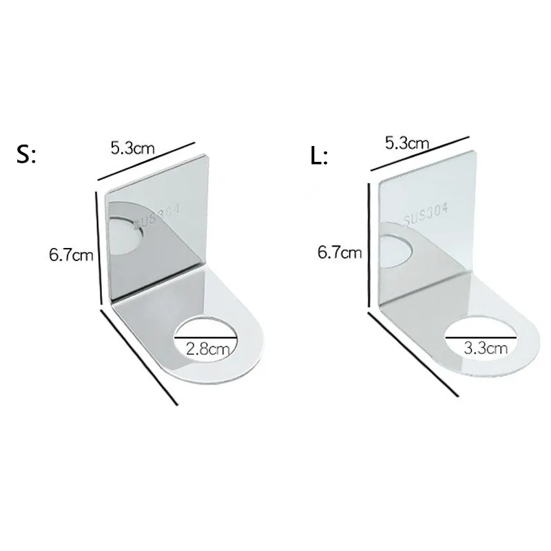 Настенный держатель для дозатора жидкого мыла из нержавеющей стали |