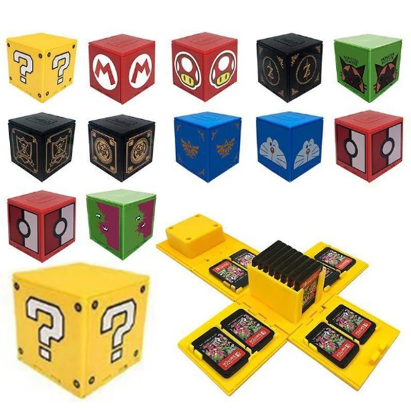 

New Arrive for Nintend Switch Accessories Portable Game Cards Case Shockproof Hard Shell Storage Box For Nintendo Switch Lite
