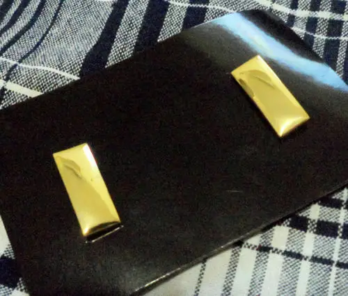 Пара WW2 США армейский второй капитан Униформа ранг INSIGNIA значки булавка shop5605101 |