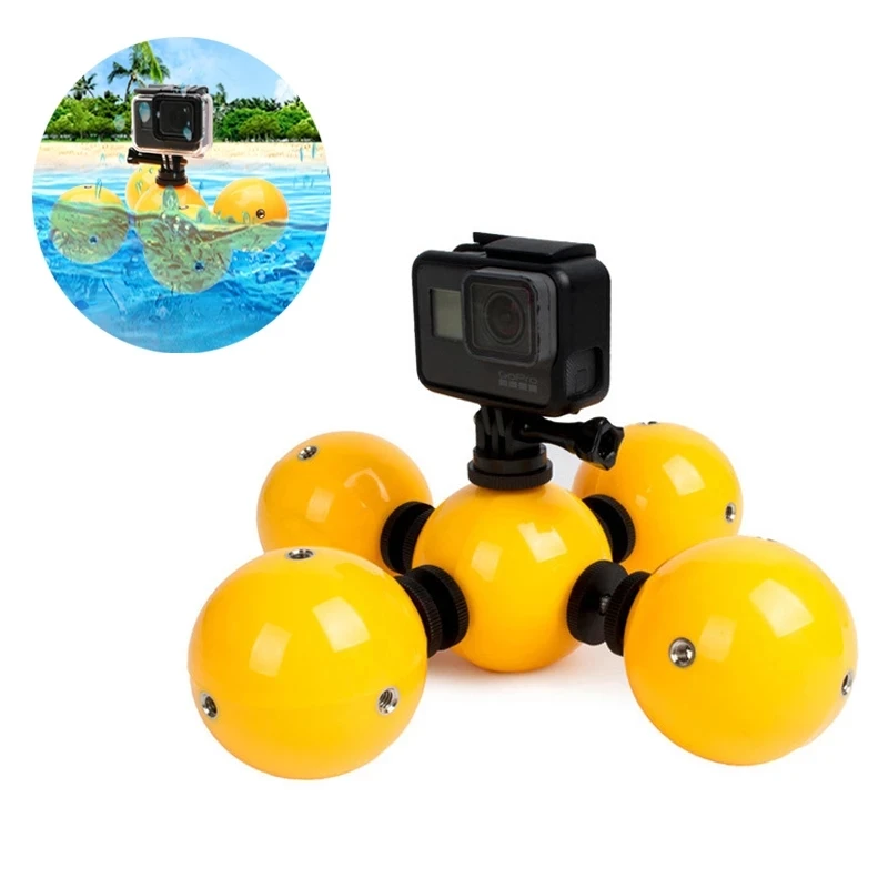 

Водонепроницаемый Поплавок с шариком для дайвинга Плавающий поплавок для GOPRO Hero 8 7 6 9 10 Session SJCAM XiaoYi 4K Gopro аксессуары для экшн-камеры