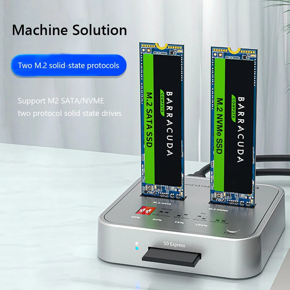 

MAIWO USB 3,1 Gen2 Тип C M.2 SSD надежная цифровая Экспресс док-станция для Поддержка M2 SATA / NVME два вида протокол SSD