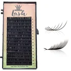 MASSCAKU 16 рядовчехол 8  16 мм и микс Премиум натуральный синтетический норка индивидуальное наращивание ресниц макияж реснички профессиональный