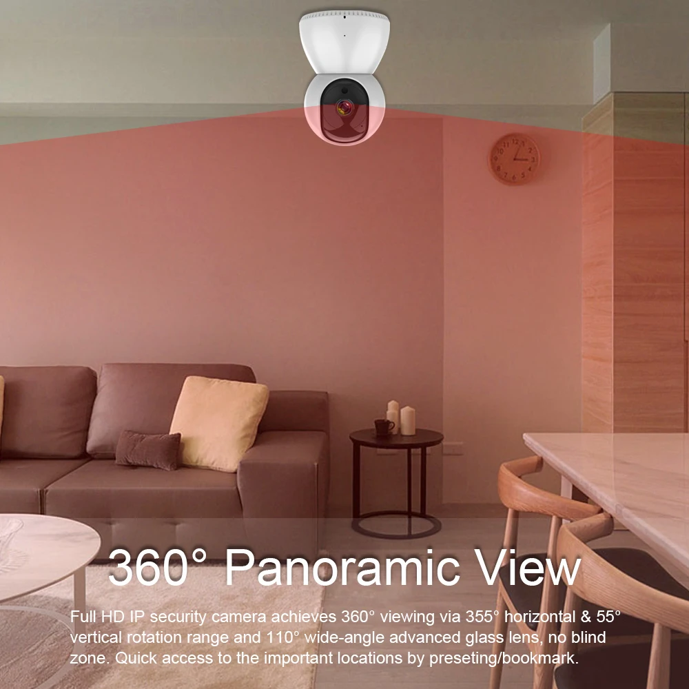 Tugard Авто трек 1080P IP камера беспроводная WiFi PTZ домашняя s мини умный детский монитор