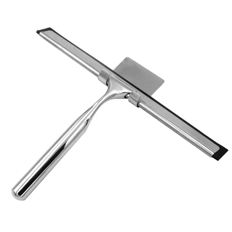 

Швабра AA99 из нержавеющей стали, Швабра для душа, очиститель дверей душа, для душевых дверей, ванной, окон и автомобильных стекол (1 шт.)