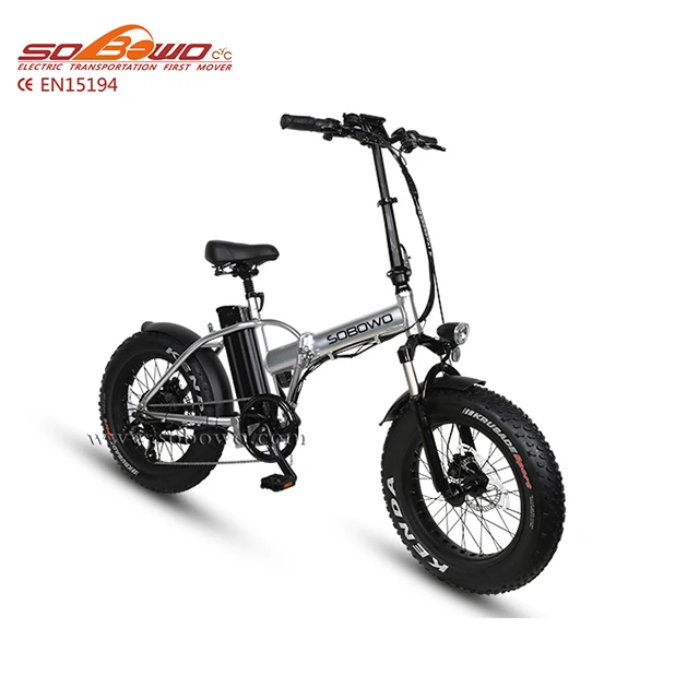 Sobowo SF1 20*4,0 дюймов fat tire алюминиевый сплав складной электрический велосипед