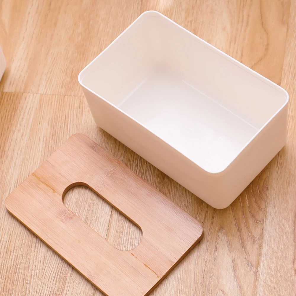 Домашний кухонный деревянный пластиковый тканевый ящик из твердой древесины