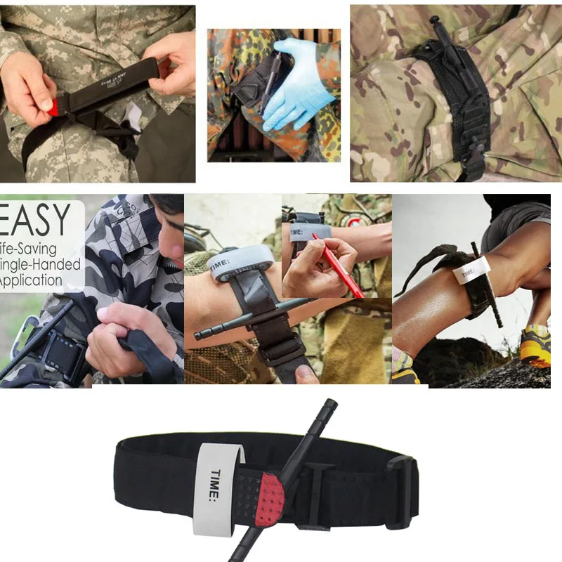 

2021 New hemostatic bandage spinning type one-handed operation tactical arterial emergency tourniquet outdoor emergency bandage