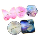 1 шт. Новая полимерная Палитра для дизайна ногтей Бабочка Оболочка шестигранный круглый квадратный дизайн накладные ногти дисплей доска для маникюра аксессуар инструмент