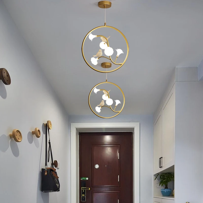 Сеточная красная светодиодная люстра в Северном европейском стиле для ресторана