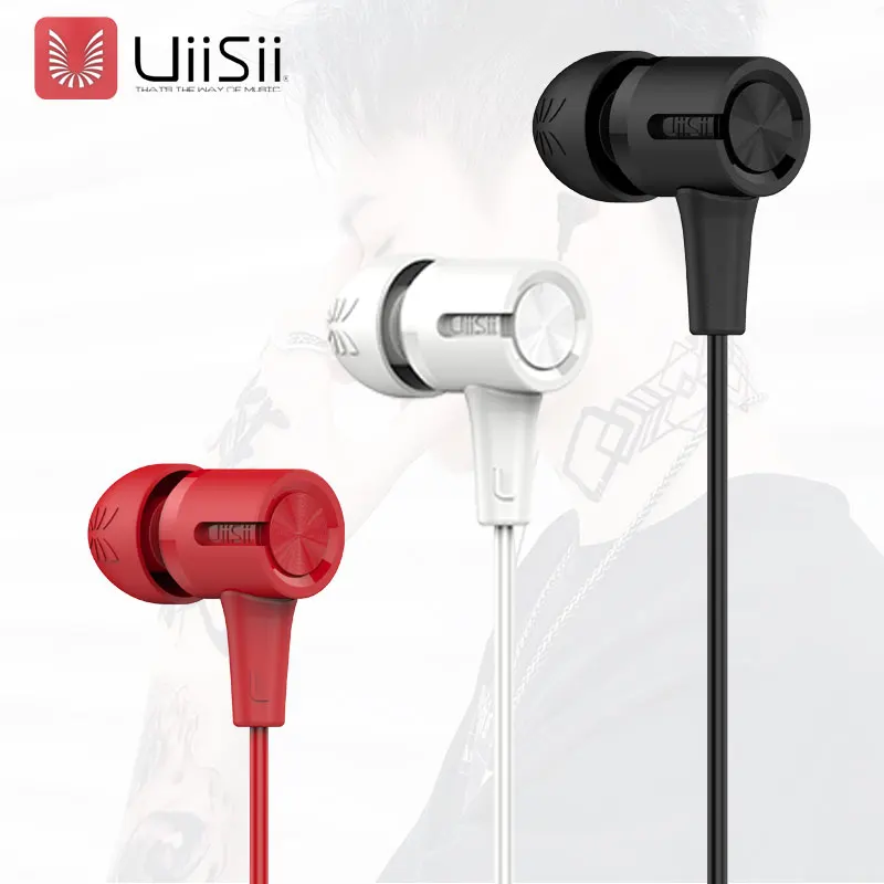 

UiiSii U7 Headphone Wired Cancelling Dynamic Heavy Bass Music VOLUME In-ear Earphone with for iphone huawei xiaomi Samsung
