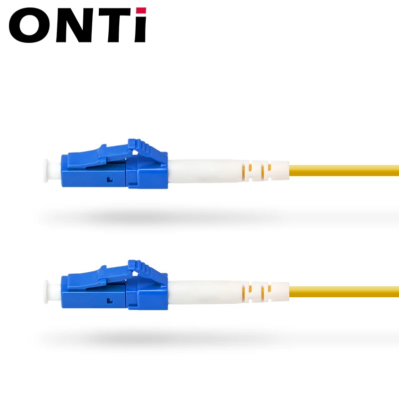 ONTi 10 шт. LC UPC to Simplex 2 0 мм 3 ПВХ одномодовый волоконный патч-кабель Соединительный