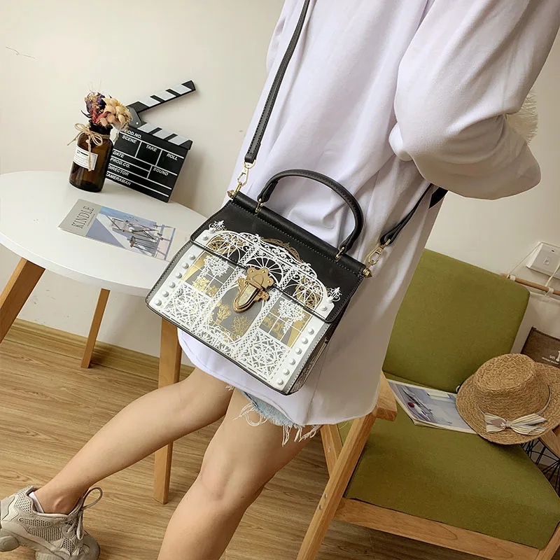 

Women Bags Leather Patchwork Embroidery Handbags Shoulder Bags Messenger Bag Female Totes Braccialini Style Art Gorgeous Room
