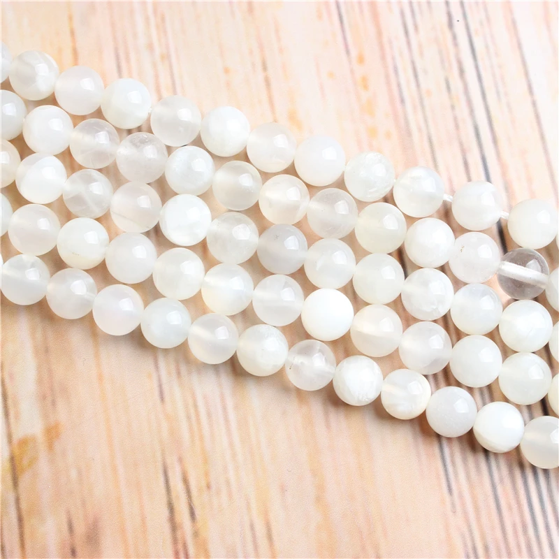 

4/6/8/10/12mm Natural Stone loose Beads Matte Lava White moonlight Round Beads For DIY Jewelry Bracelet Necklace Make