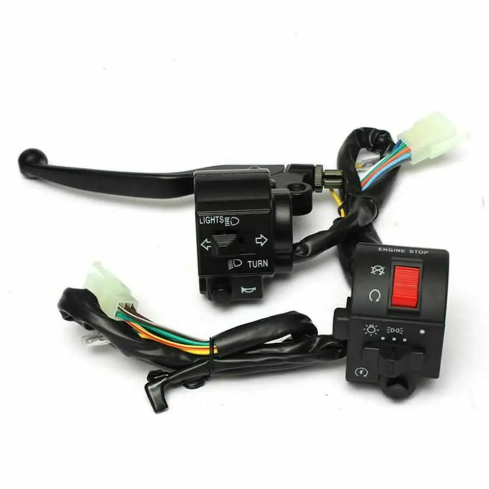 

1PC Motorcycle Handlebar Lever Switch For Suzuki King GN125 Left Right Handlebar Switch Headlight Horn Starts