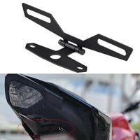 motorcycle license number plate bracket motorbike fender eliminator holder mount tidy tail frames taillight rack
