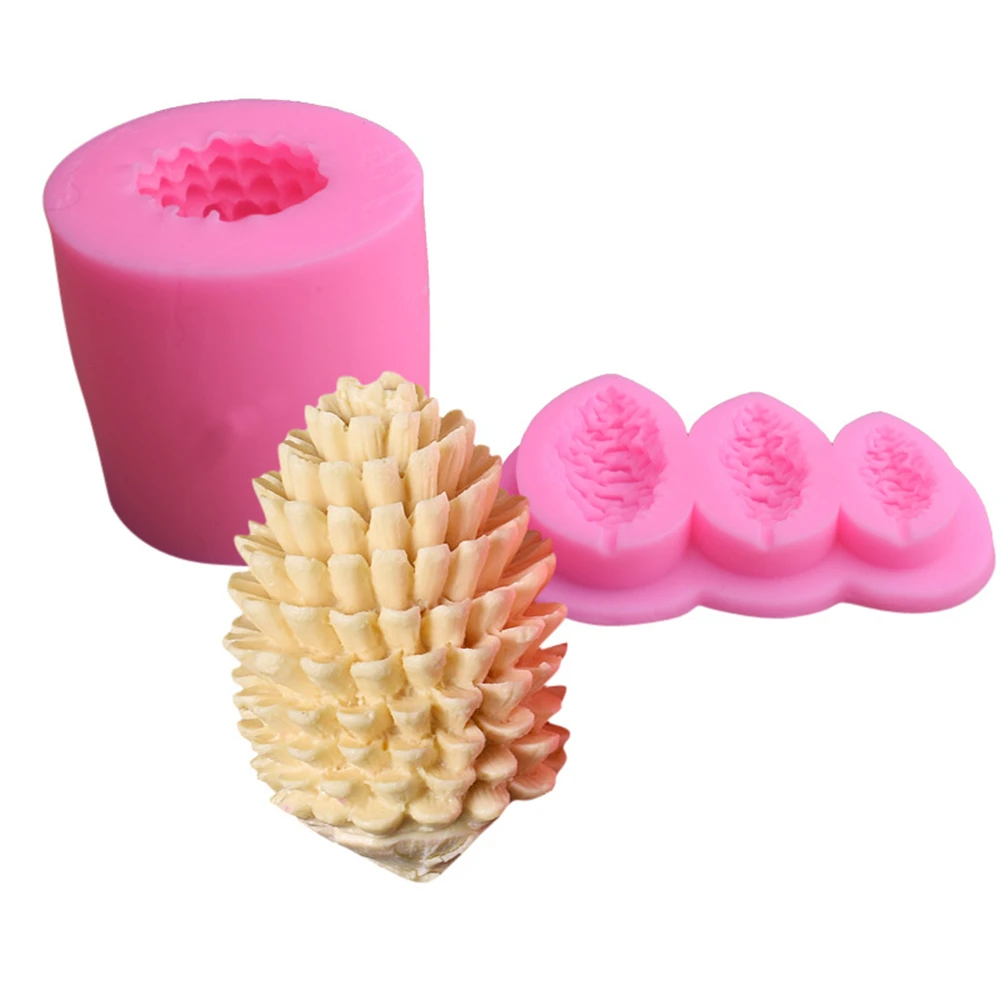 

Pinecone Shaped Silicone Fondant Cake Decorating Mold Chocolate Molds Baking Tools Kitchen Accessories