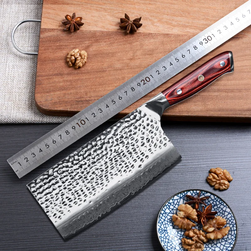 

Кухонный нож домашний нож для нарезки нож шеф-повара кухонный нож с отпечатком молотка для кухни больше с отпечатком молотка для кухни