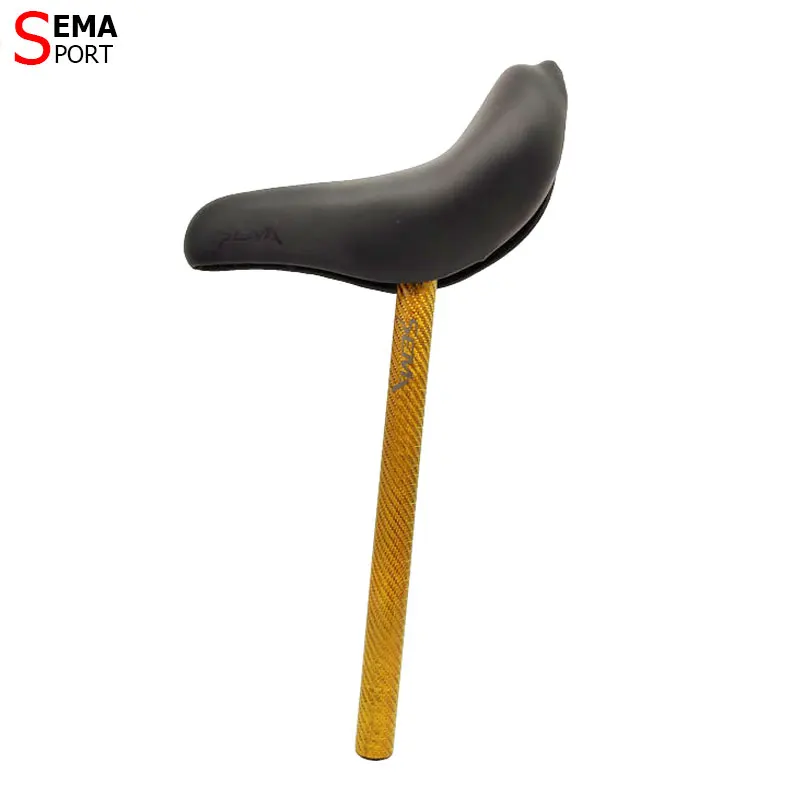 Bicycle Seat post 22.2mm SEMA Full Carbon Fiber Super Light 48g Balance Bike Mini MTB Length 200/250/300mm Custom Color | Спорт и
