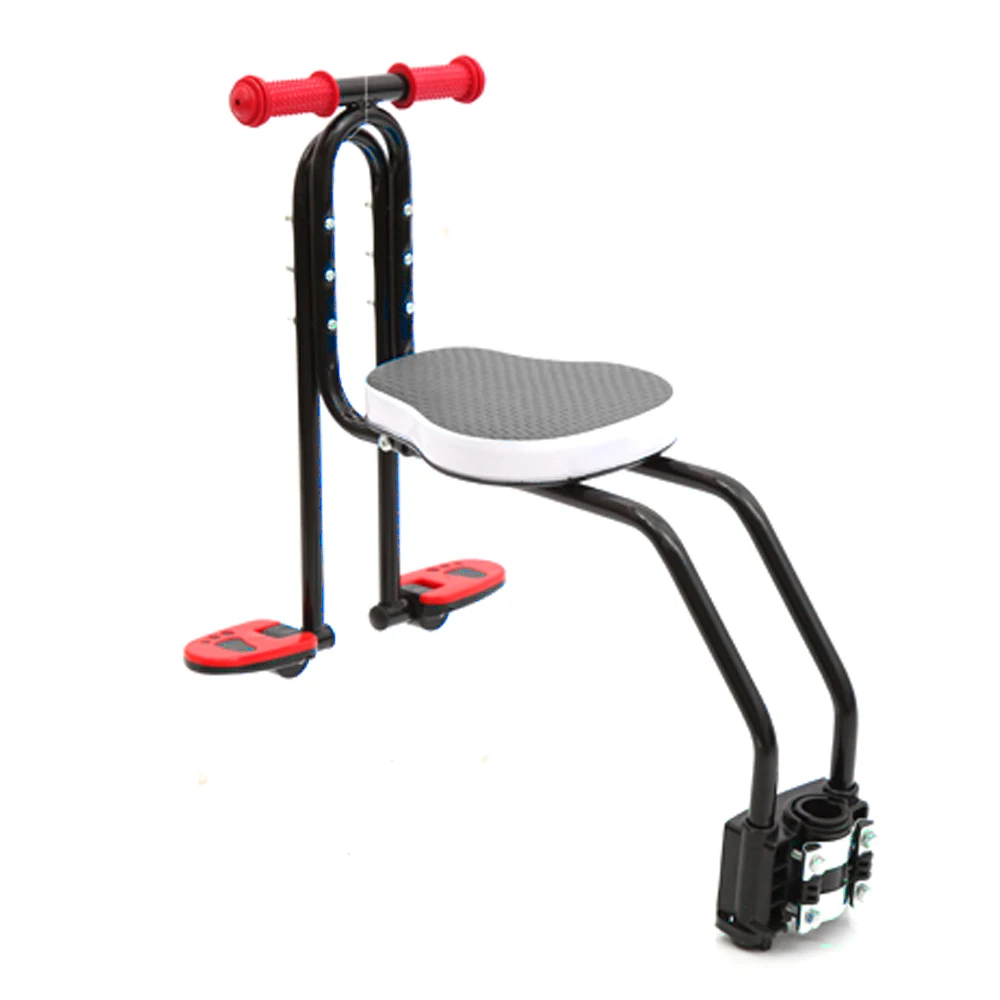 Bicycle Seat MTB Mountain Bike Front Seats Mat Children Baby Safety Chair With Armrest Bar Pedal Cycling Acccessories | Спорт и