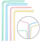 200 шт пластиковые соломинки для питья 8 см в длину мульти-Цветной полосатый Bedable одноразовые соломинки вечерние мульти Цветной Радуга соломенная шляпа