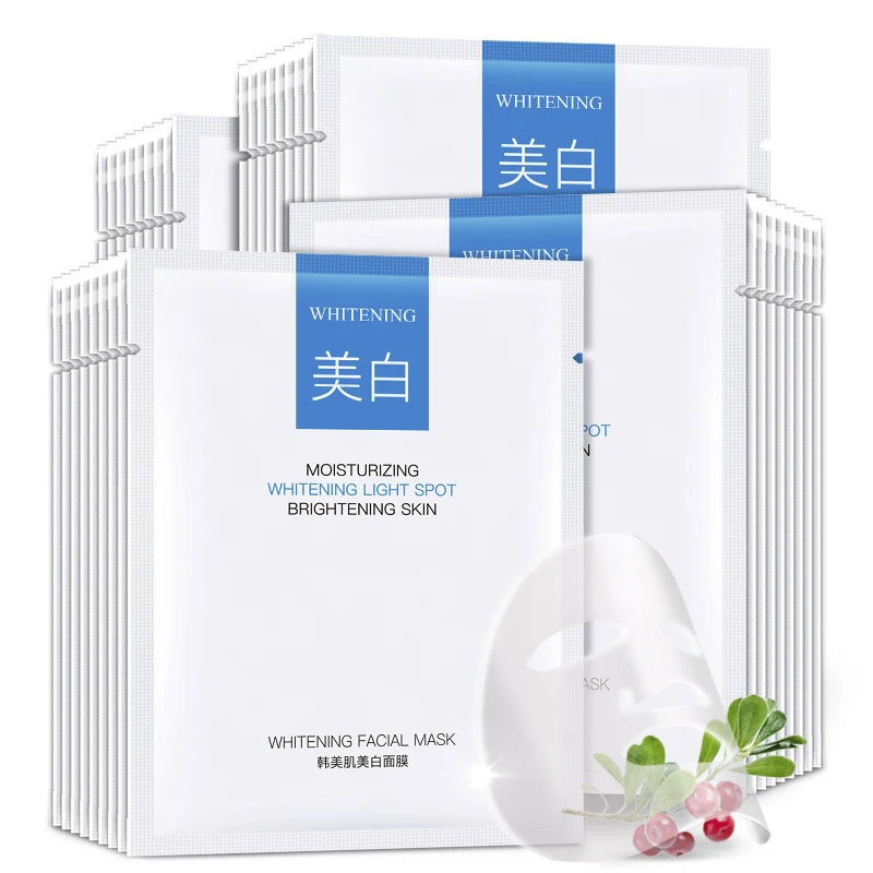 8 Pieces Whitening Mask Moisturizing and Brightening Silk |